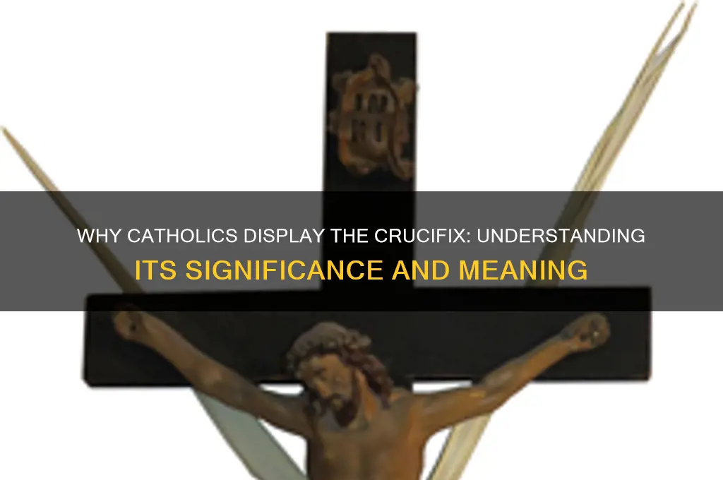 when a person asks why do catholics have the crucifix