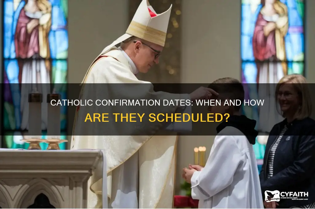 when are catholic confirmations held