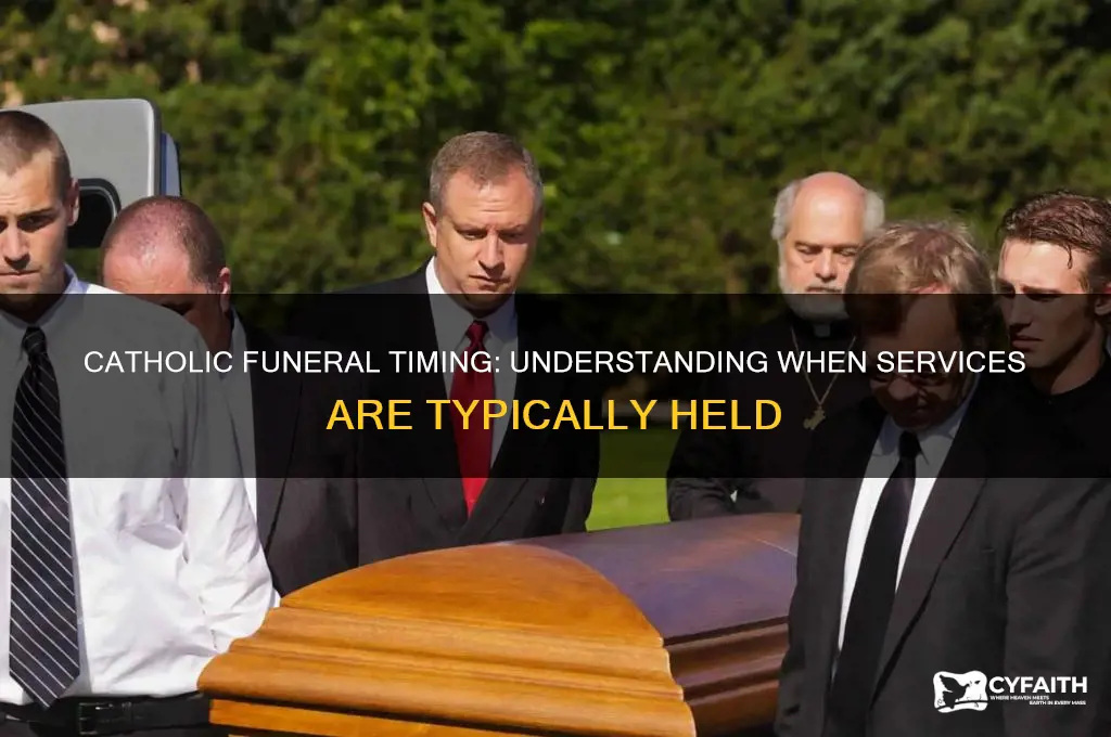 when are catholic funerals held