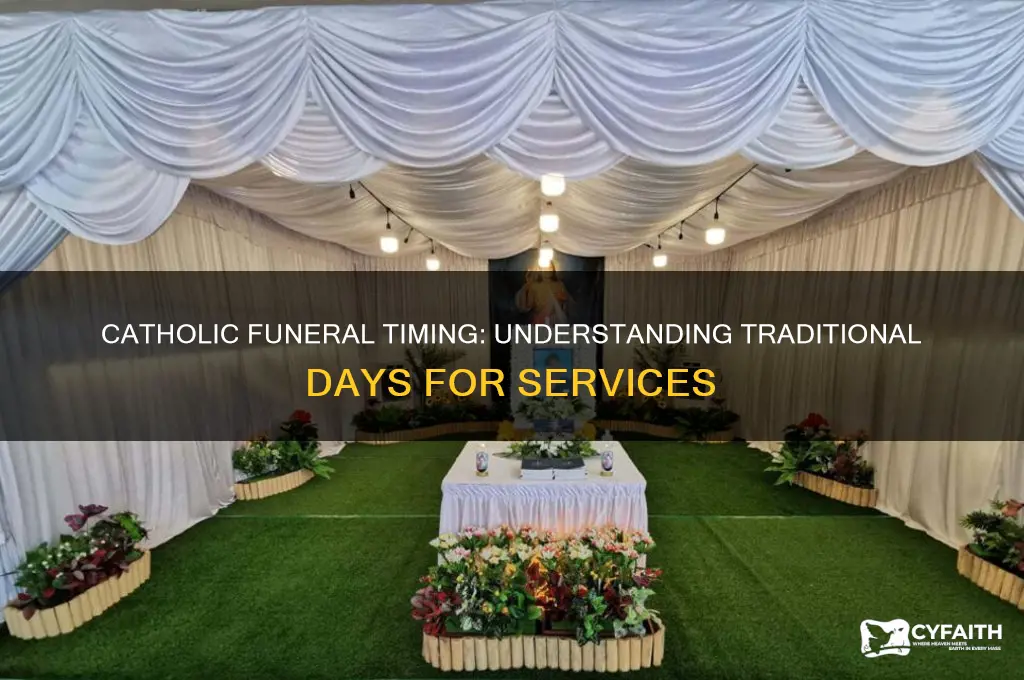 when are catholic funerals usually held on what day