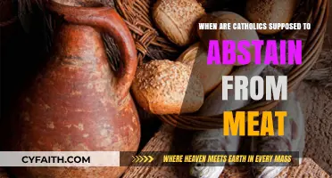 Catholics Abstain from Meat: When and Why?