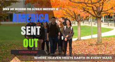 Catholic University of America Decision Release Timeline: What to Expect