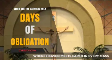 Holy Days of Obligation: Catholic Observances and Their Timing