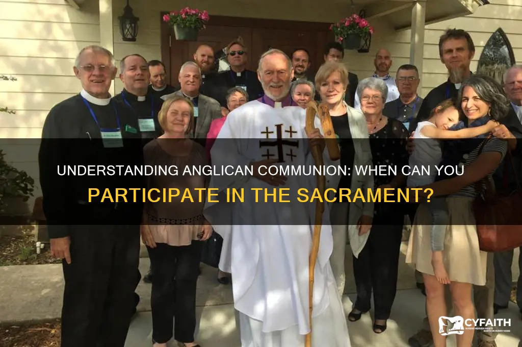 when can you take communion in the anglican church