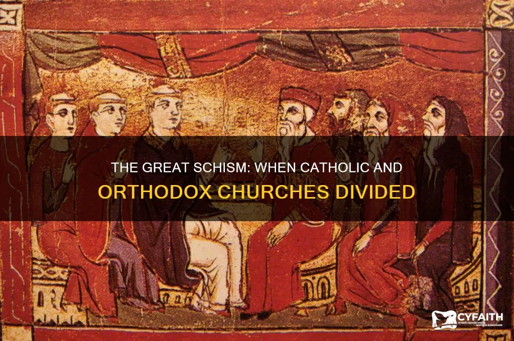 when catholic and orthodox split