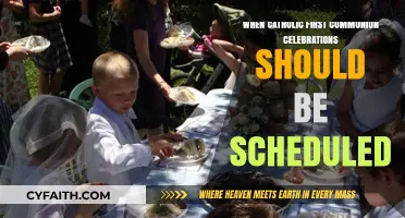 Communion Celebrations: When Should They Be Scheduled?