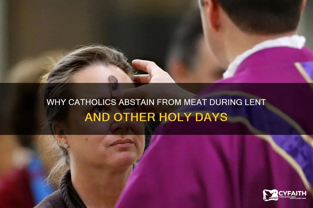 when catholics stop eating meat