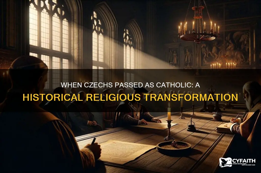 when czeck passed as catholic