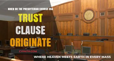 Origins of the Presbyterian Church USA Trust Clause Explained
