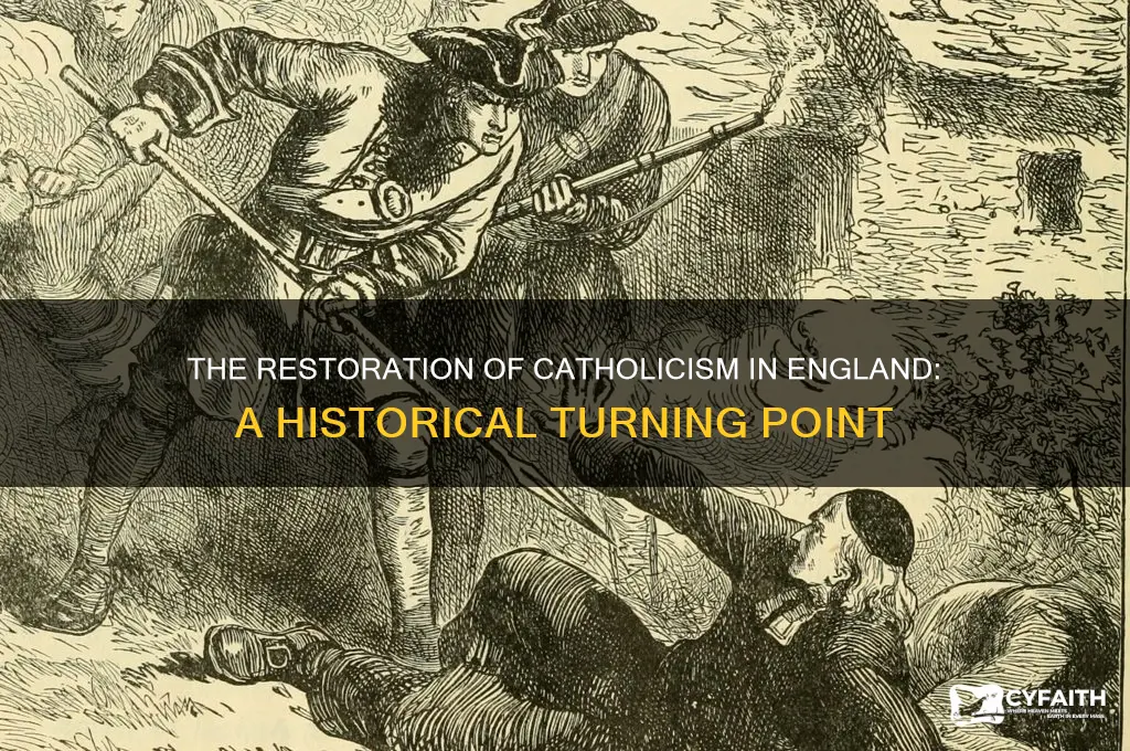 when did being catholic become legal again in england