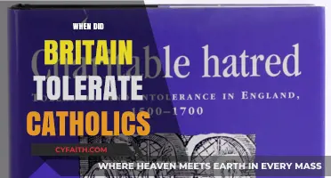 Britain's Catholic Tolerance: A Historical Shift and Its Timeline