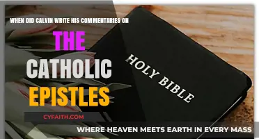 Calvin's Catholic Epistles Commentaries: A Historical Writing Timeline