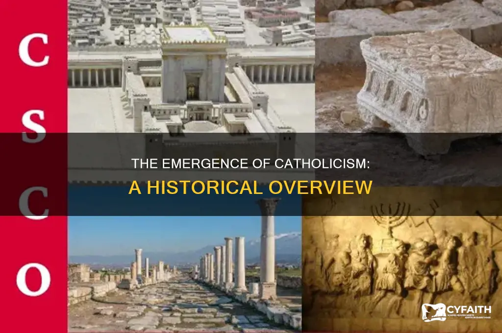 when did catholic become a religion