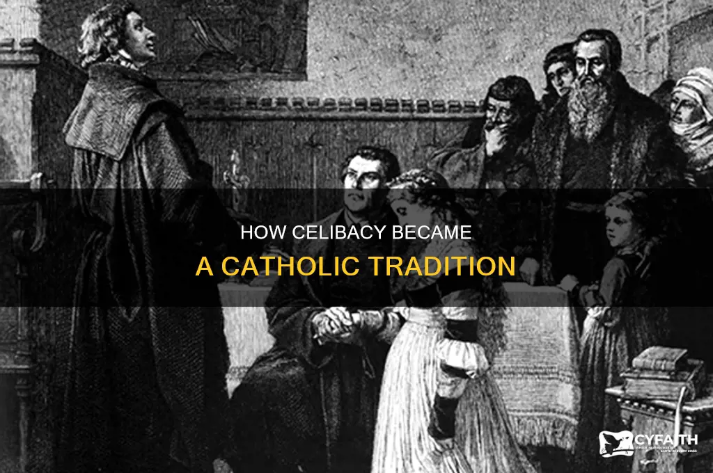 when did catholic clergy become celibate