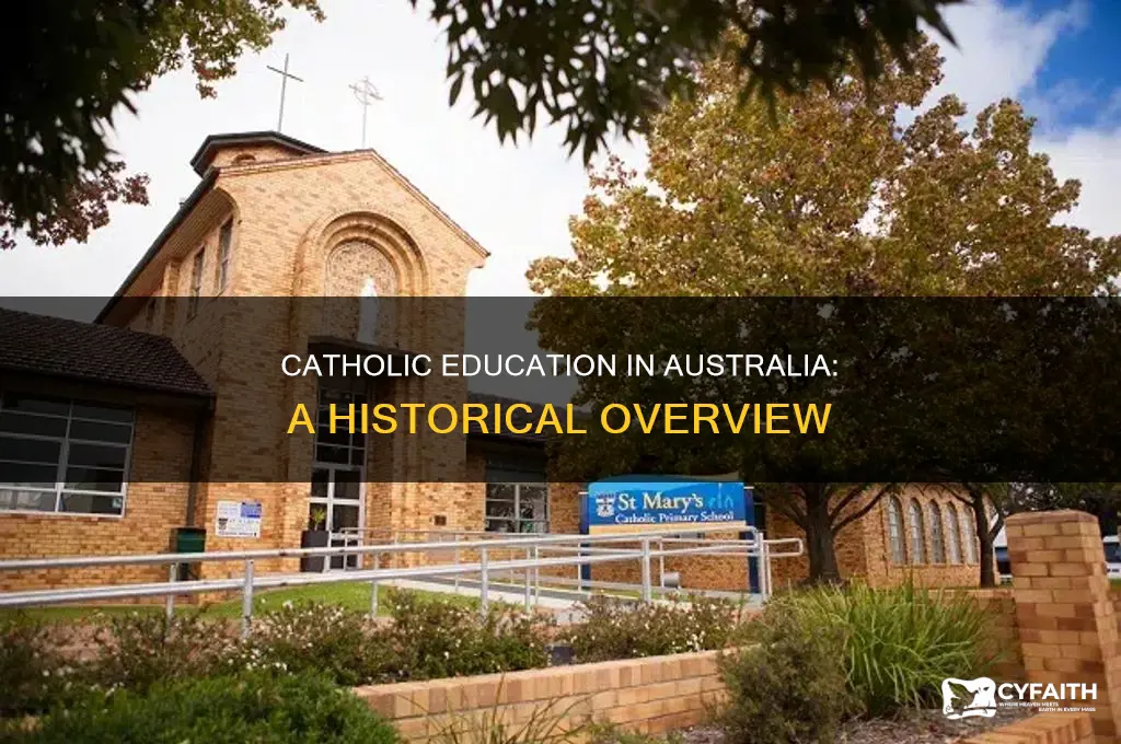 when did catholic education start in australia