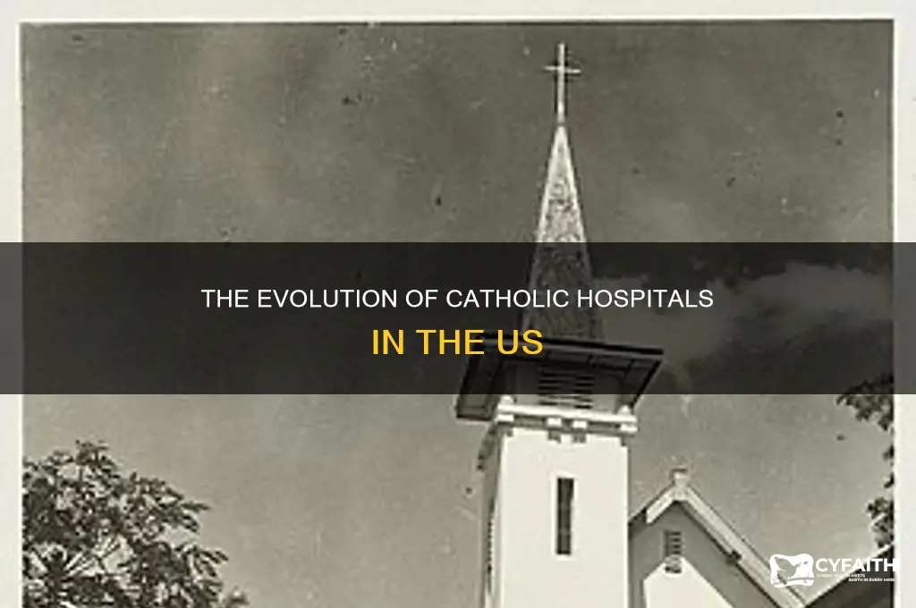 when did catholic hospitals in the us begin