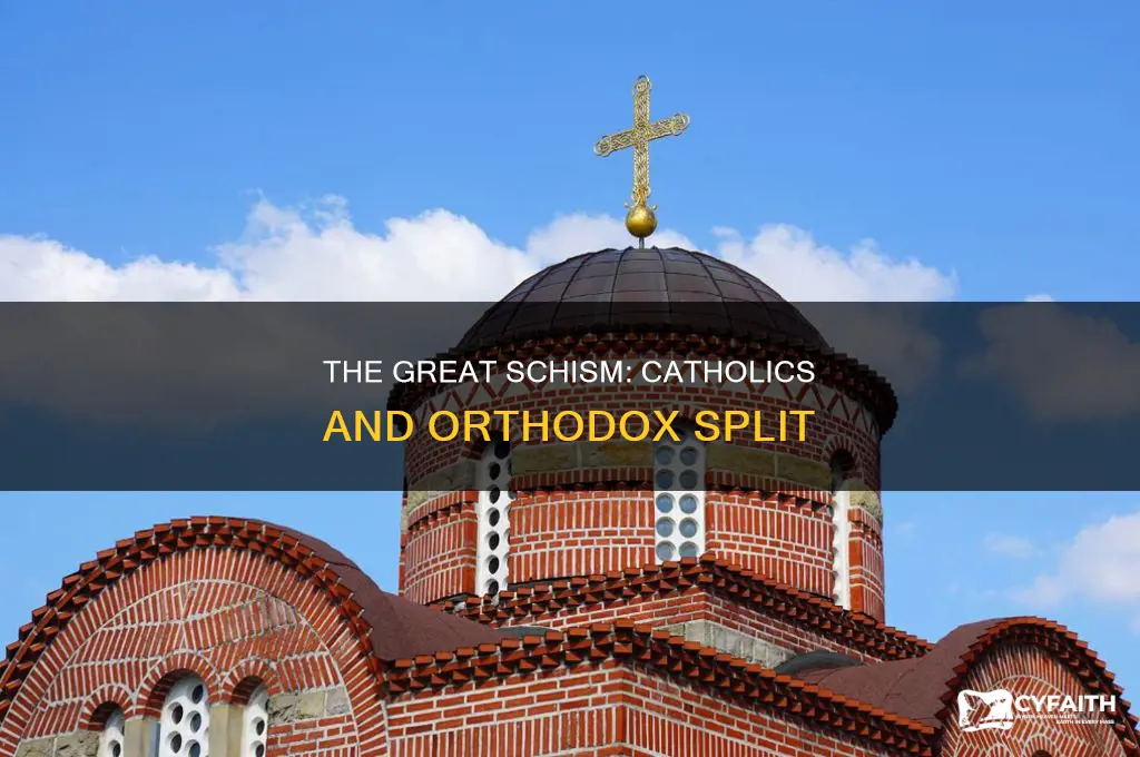 when did catholics and orthodox split