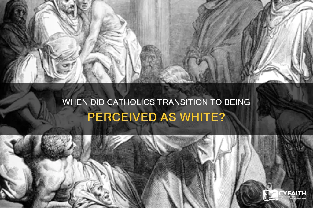 when did catholics become white