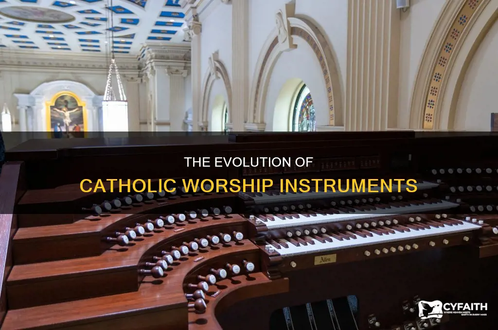 when did catholics begin using instruments of worship