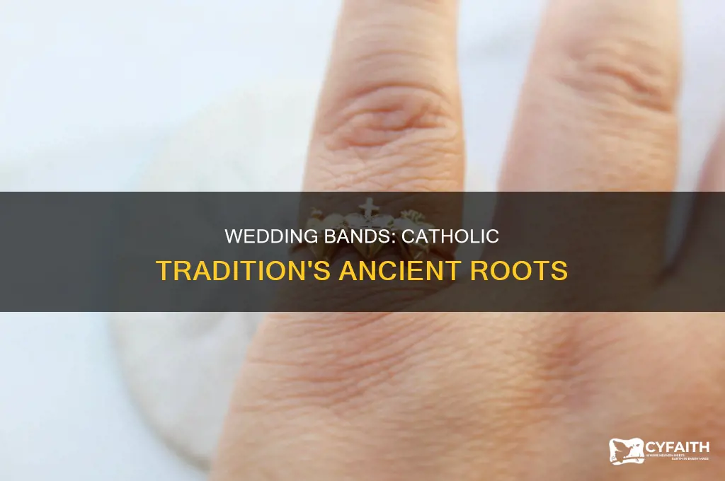 when did catholics begin wearing wedding bands