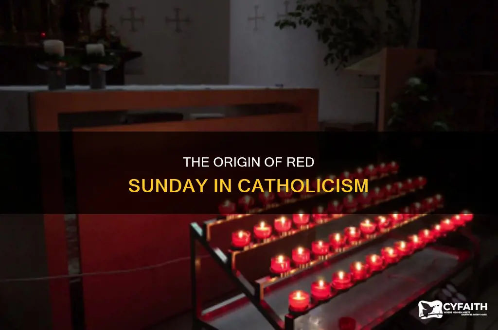 when did catholics celebrate red sunday