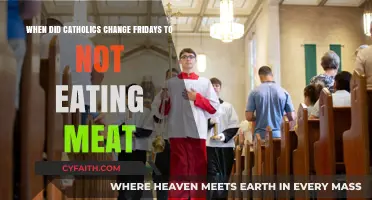 When Did Catholics Change Fridays to No Meat Days?