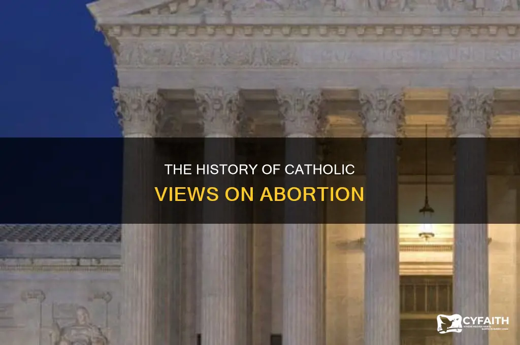 when did catholics decide abortion was bad