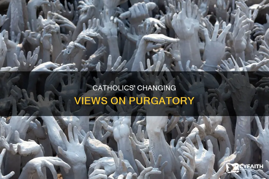 when did catholics say purgatory isnt real