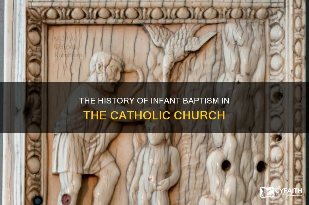 when did catholics start baptizing babies