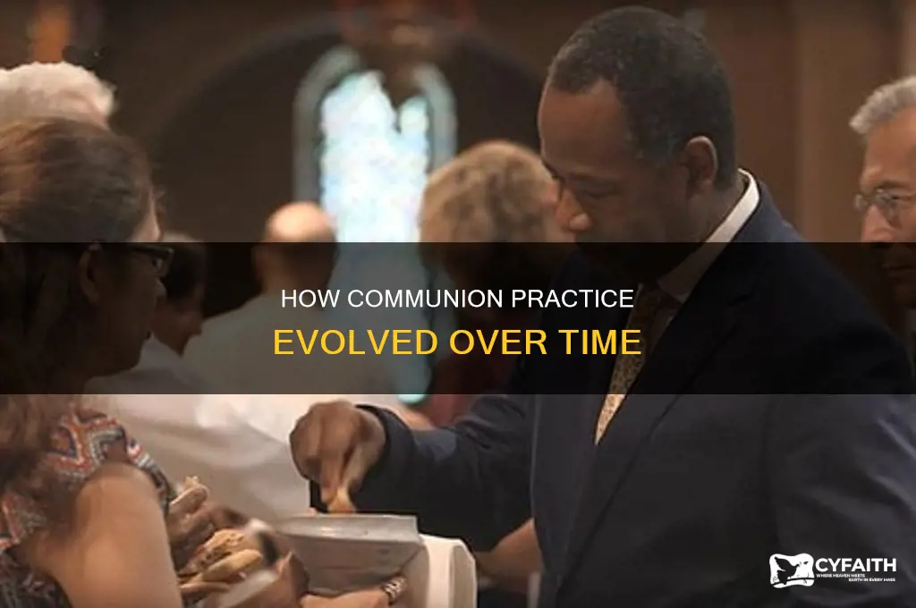 when did catholics start receiving communion by hand