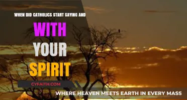 When Did Catholics Transition to 'And With Your Spirit'?