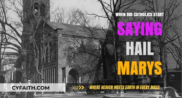 The Evolution of the Hail Mary in Catholic Prayers
