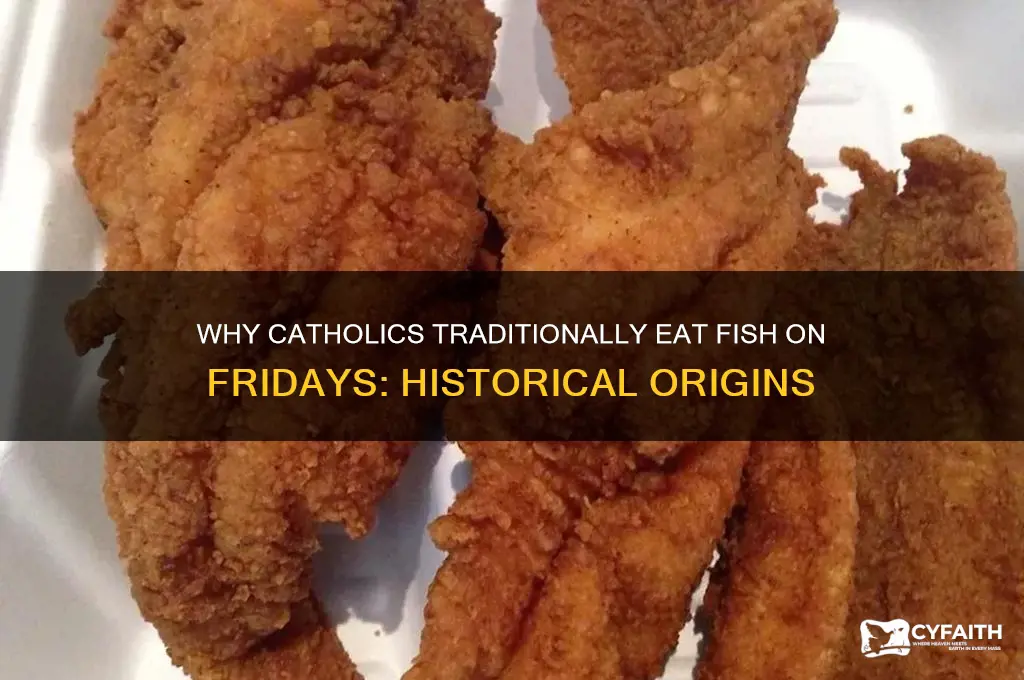 when did catholics start to eat fish on friday