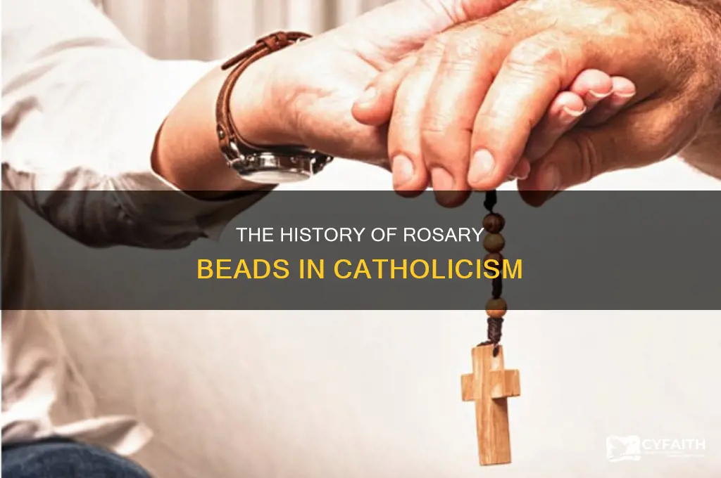 when did catholics start using rosery beads