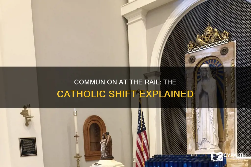 when did catholics stop getting communion at the rail