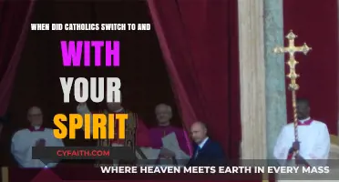 When Did Catholics Add 'And With Your Spirit' to Liturgy?