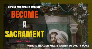 The Evolution of Catholic Sacraments