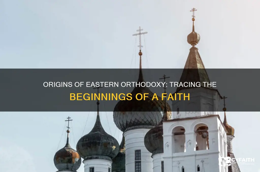 when did eastern orthodox begin