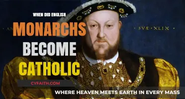 English Monarchy: Catholic Conversion Timeline