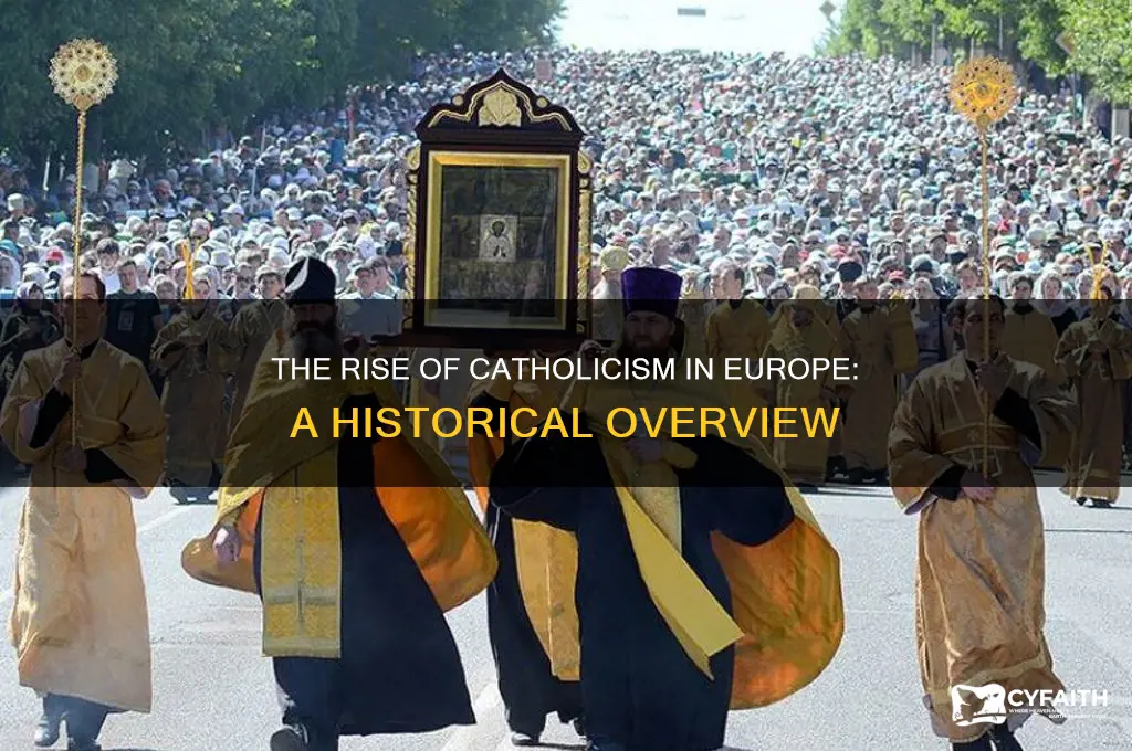 when did europe become catholic