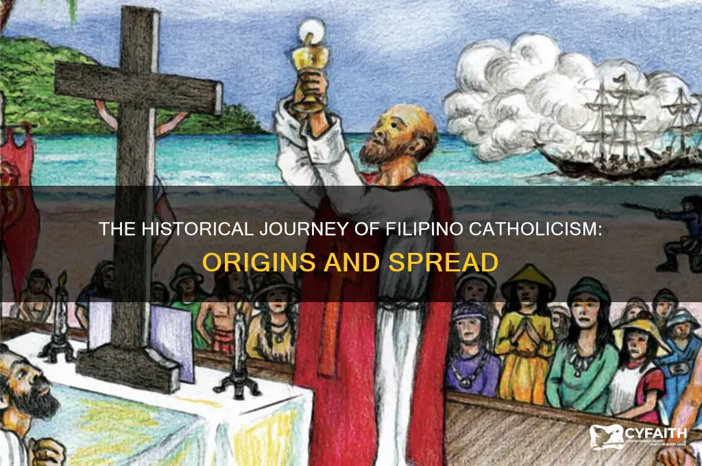 when did filipinos become catholic