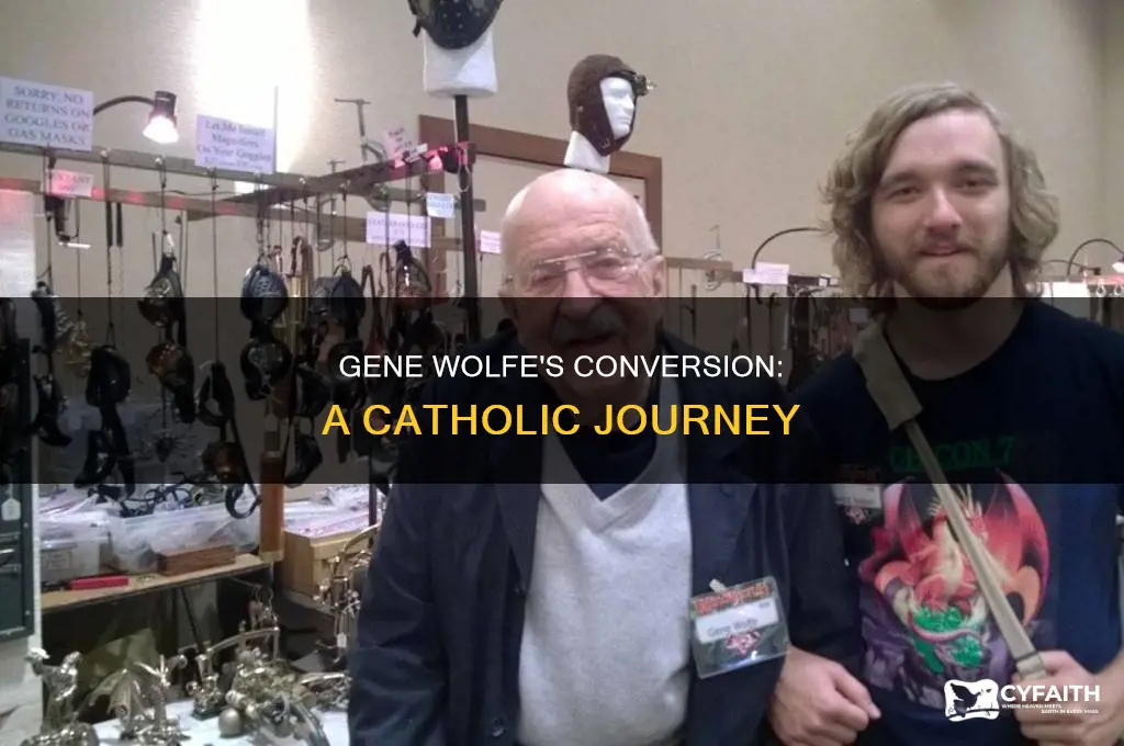 when did gene wolfe become catholic
