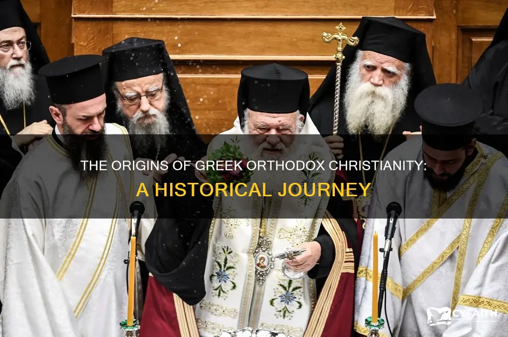 when did greek orthodox begin