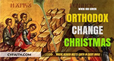 When Did Greek Orthodox Christmas Date Shift to December 25?