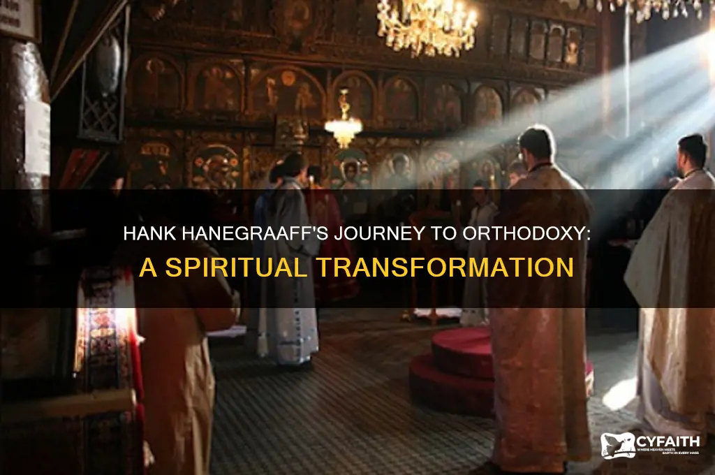 when did hank hanegraf become orthodox