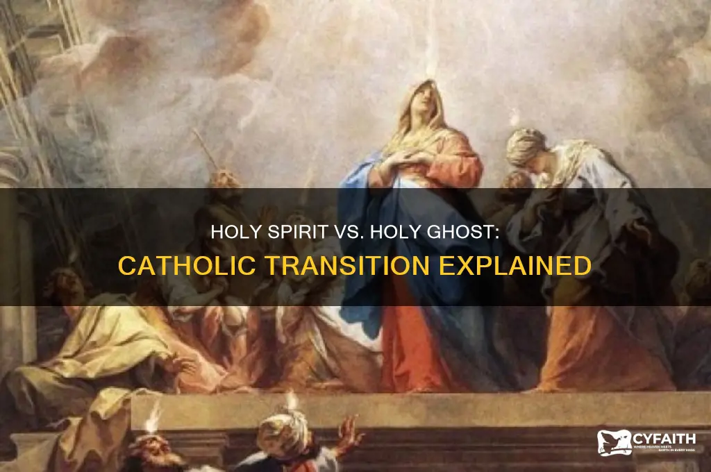 when did holy spirit replace holy ghost among catholics