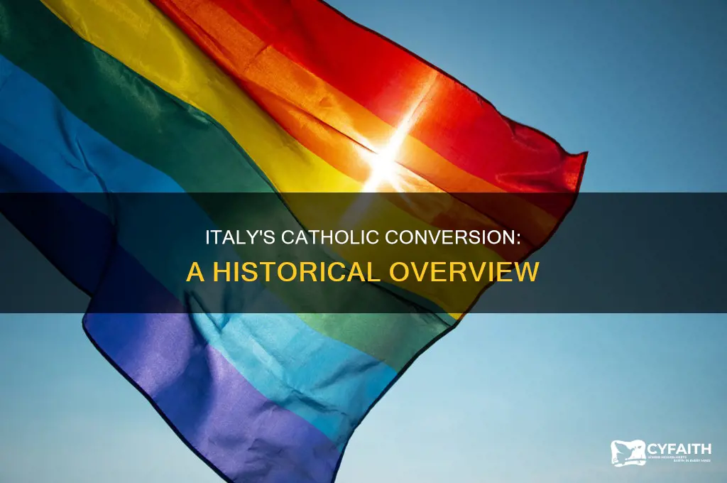 when did italy become a catholic country