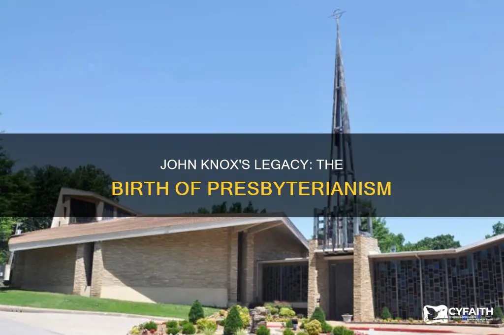 when did john knox founded the presbyterian church