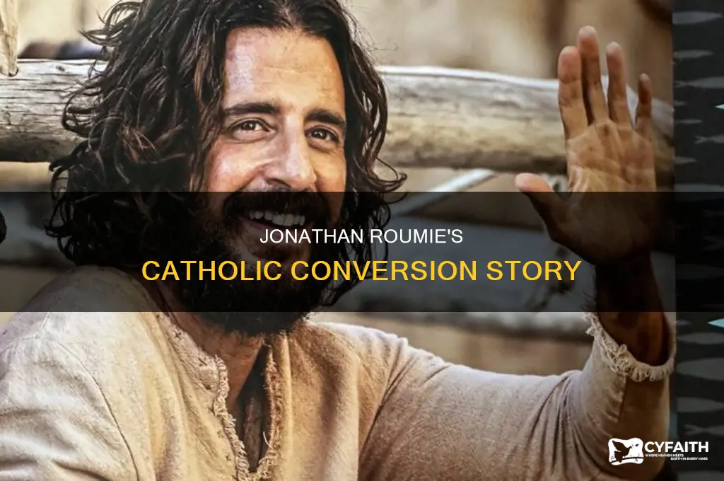when did jonathan roumie become catholic