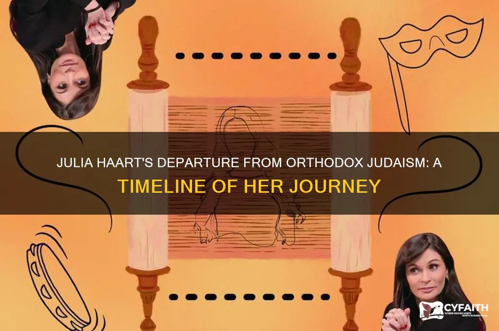 when did julia haart leave orthodox